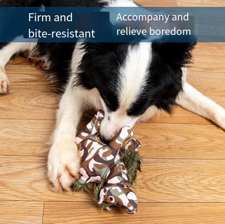 Dog plush toys sound out and interact to relieve boredom bite resistance outdoor hunting training pet dogs