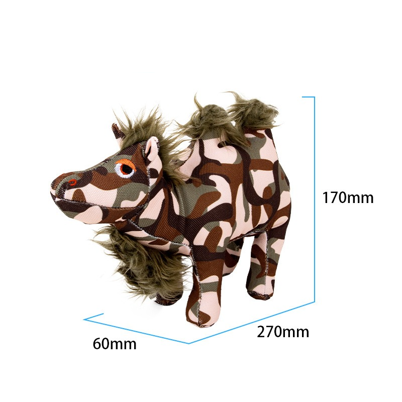 Dog plush toys sound out and interact to relieve boredom bite resistance outdoor hunting training pet dogs