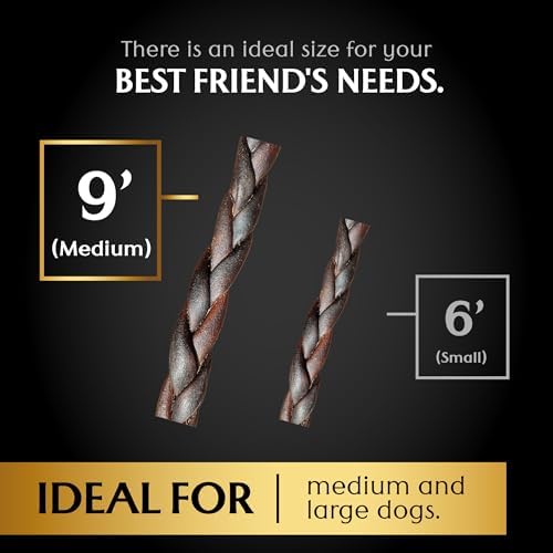 Woof Nific Braided Collagen Sticks for Dogs – Natural Beef Chew