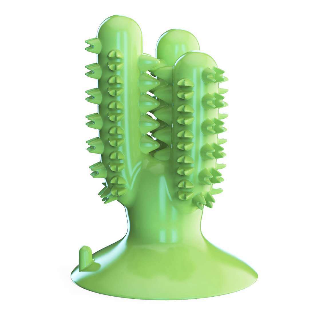 Dog Toothbrush Dog Teeth Cleaning Stick Leaking Device Bite-Resistant Pet Supplies
