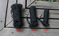 Black Nylon Dog Leash Long Tracking Round Rope Outdoor  Walking Training Pet Lead Leashes For Medium Large Dogs 5M/10M/15M