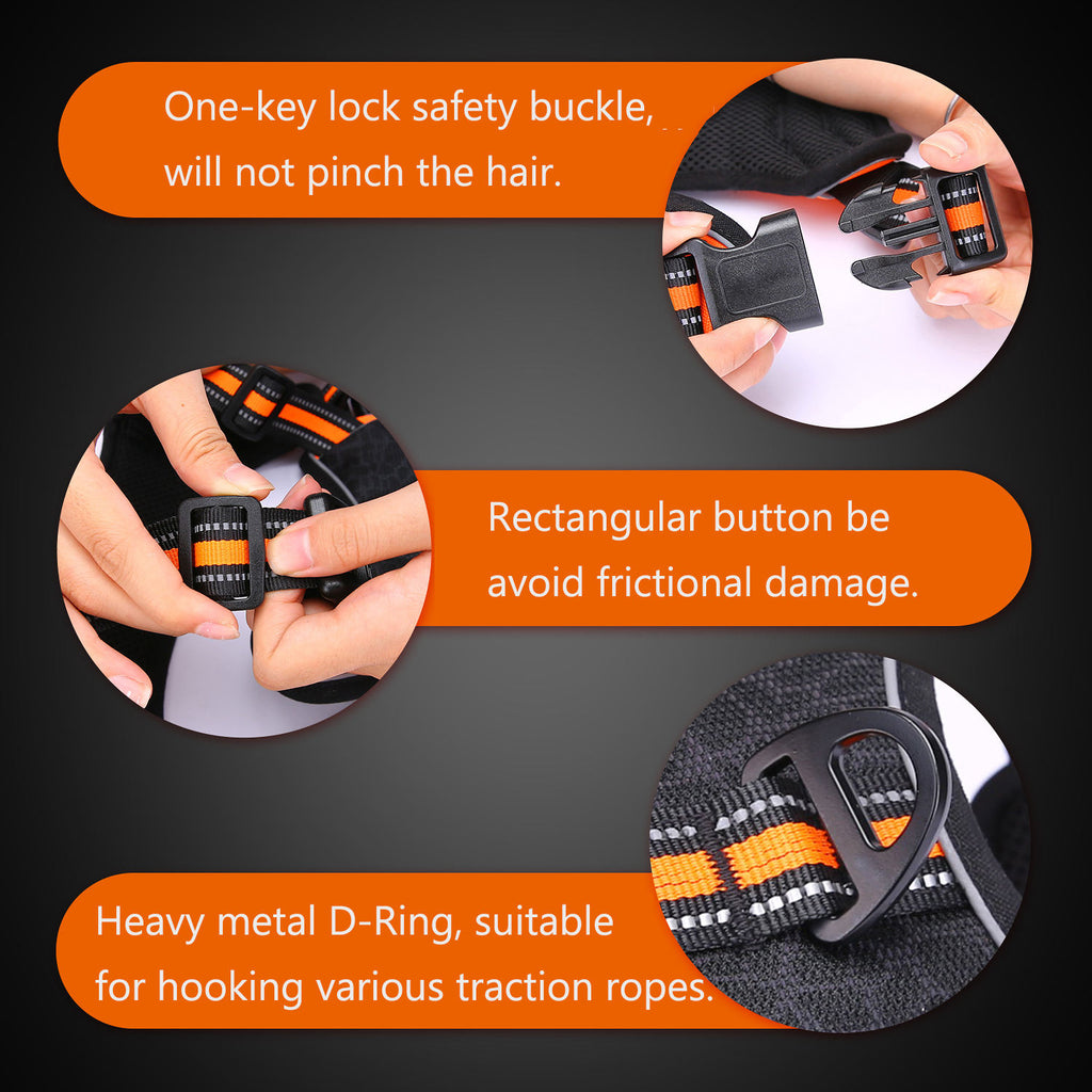 Pet Supplies Reflective Chest Strap Traction Rope Medium And Large Dogs Explosion-Proof Rush Dog Vest