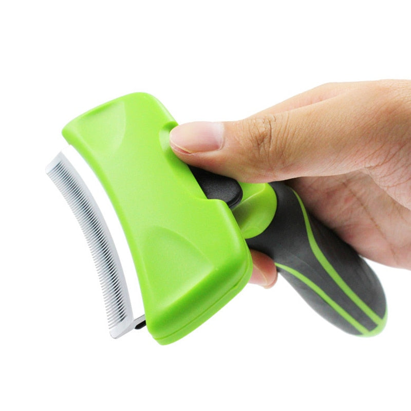 Pet Hair Remover Combs Furmine Cat Grooming Brush Deshedding Tool Comb Edge Trimming Dog Cat Rake Removal fur brush