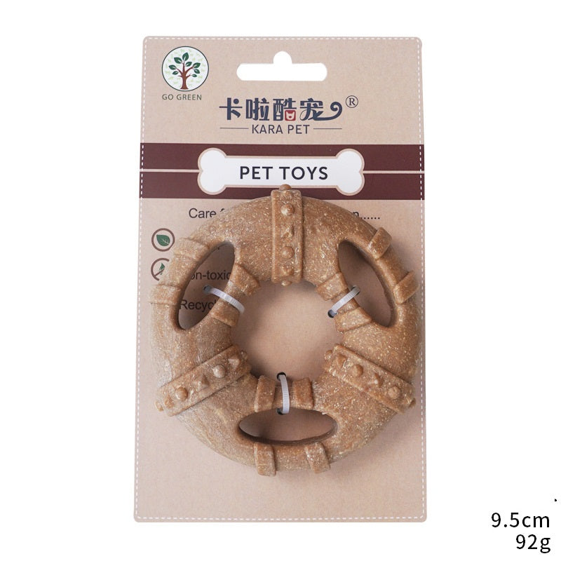 Dog Toy Bone-Shaped Chew Stick Durable Teeth Cleaning Self-Entertainment Toy for Small and Medium Dogs