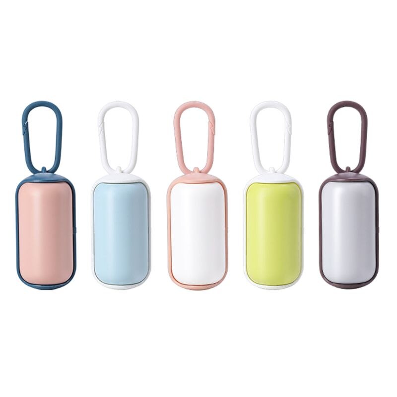 Dog Waste Poop Bag Dispenser Multipurpose Carrier Holder with 15 Garbage Bags Pet Supplies Outdoor