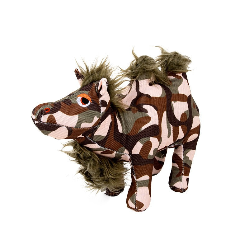 Dog plush toys sound out and interact to relieve boredom bite resistance outdoor hunting training pet dogs