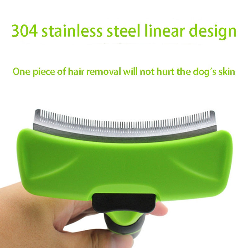 Pet Hair Remover Combs Furmine Cat Grooming Brush Deshedding Tool Comb Edge Trimming Dog Cat Rake Removal fur brush