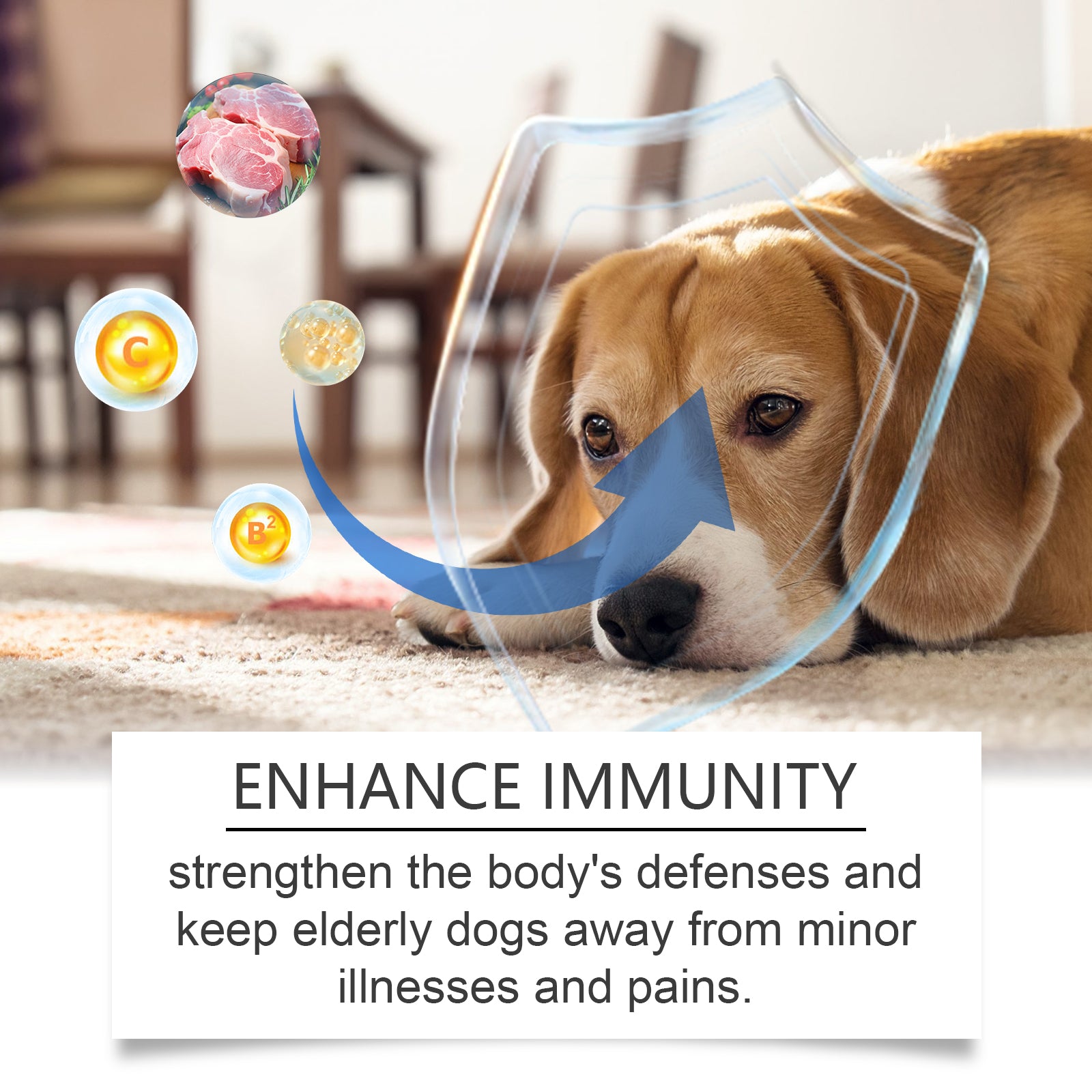 Yegbong Trace Element Tablets For Elderly Dogs, Nerve To Promote Overall Health Calcium Supplement Elderly Dog Care Calcium Tablets