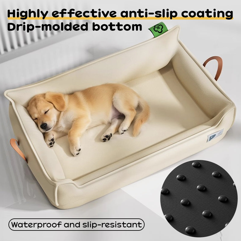 Heavy-Duty All-Weather Dog House: Chew-Resistant, Portable & Washable for Medium/Large Dogs