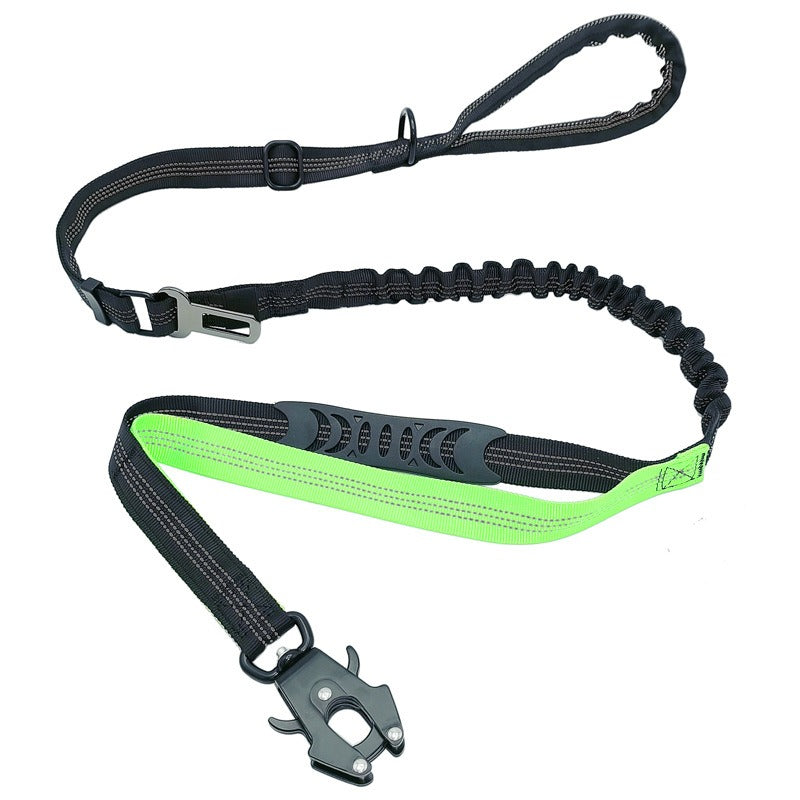 Pet Supplies New Frog Buckle Dog Leash Medium And Large Dogs Cushion Anti-Storm Nylon Anti-Escape Traction Rope