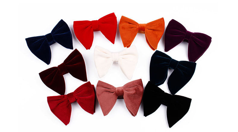 Gold Velvet Bow Tie Bow Tie Female Bow Tie Plush Velvet Bow Tie Gentleman Bow Tie Bow Tie