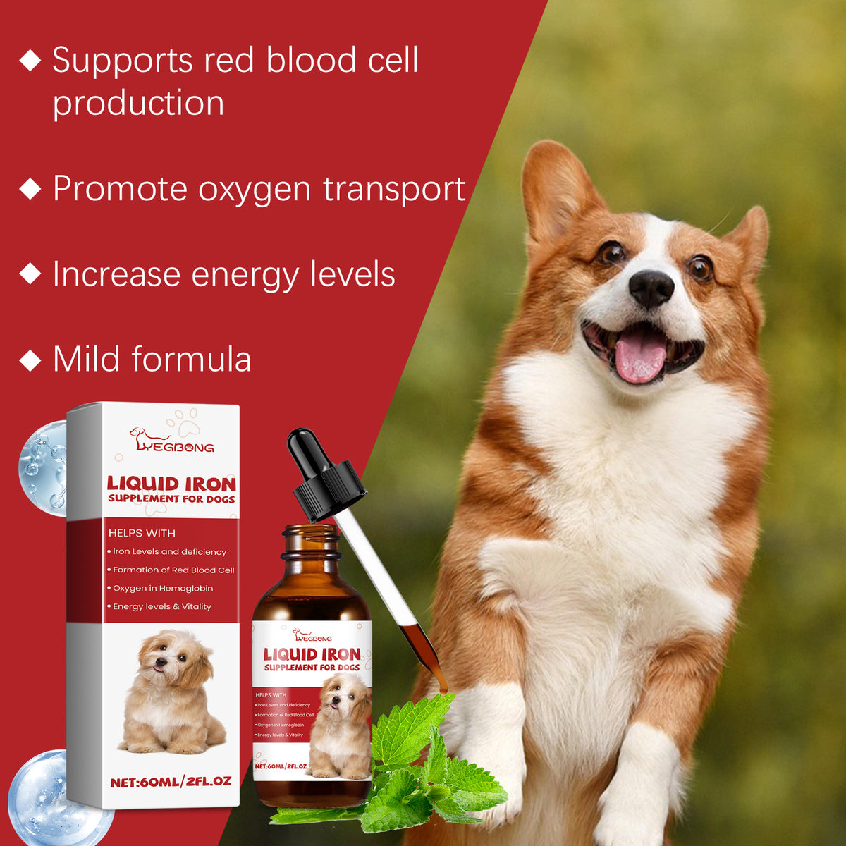 Pet Dog Syrup Pampers Pet Dogs With Gentle Ingredients To Help Absorb Care Supplements