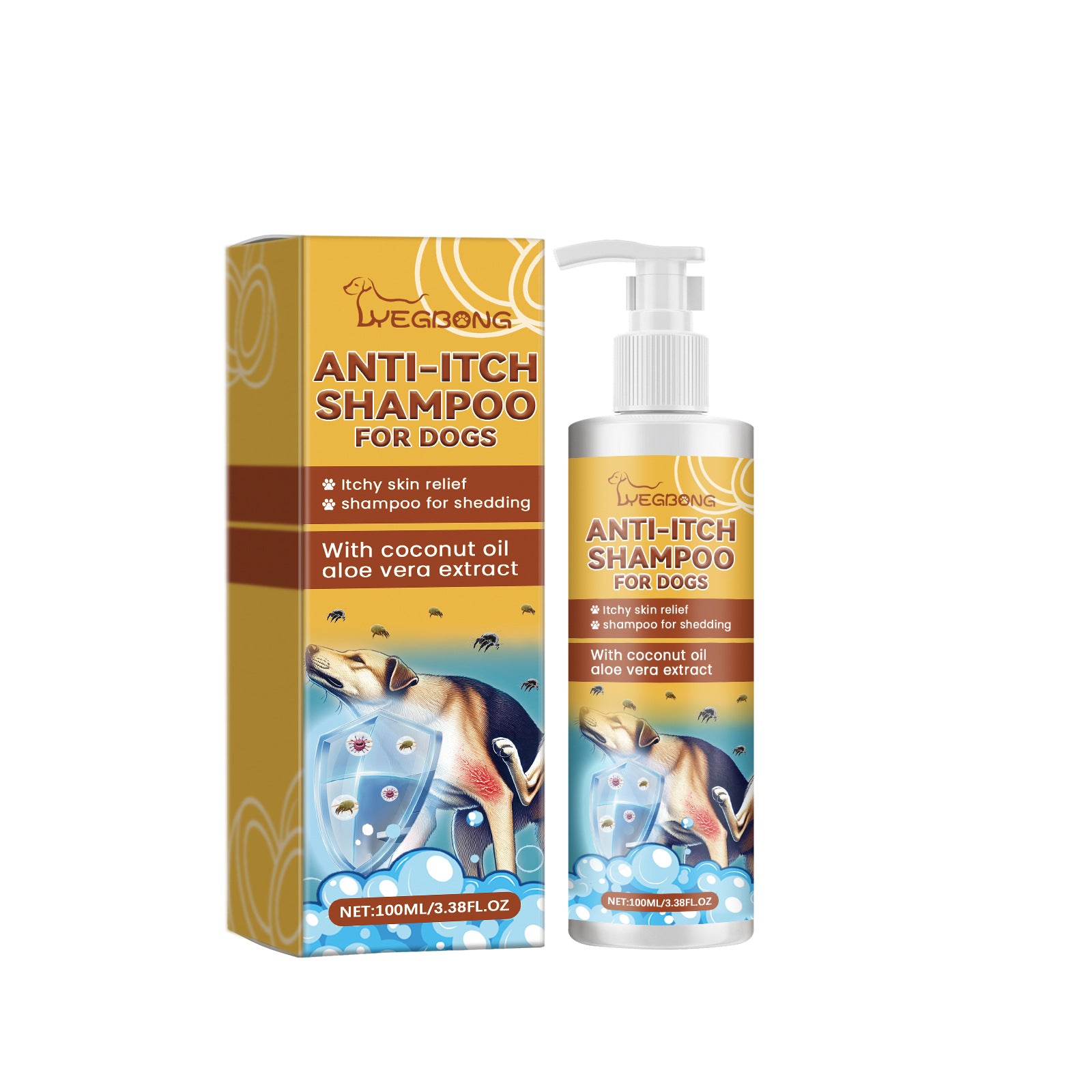 Dog Shampoo for Gentle Cleaning and Nourishing Soft Fur
