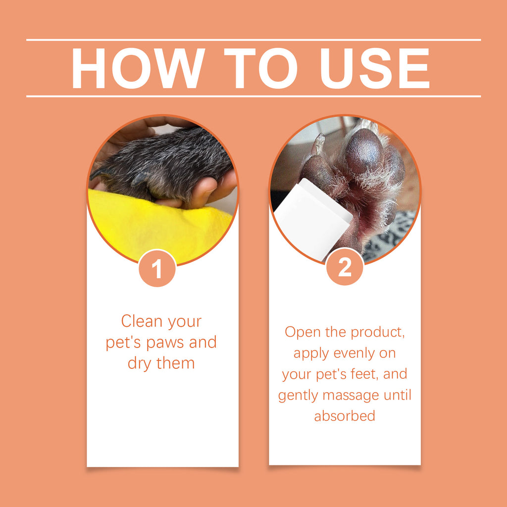 Pet Anti-Crack Paw Care Cream, Pet Paw Moisturizing Care Anti-Crack Soft Foot Paw Care Cream