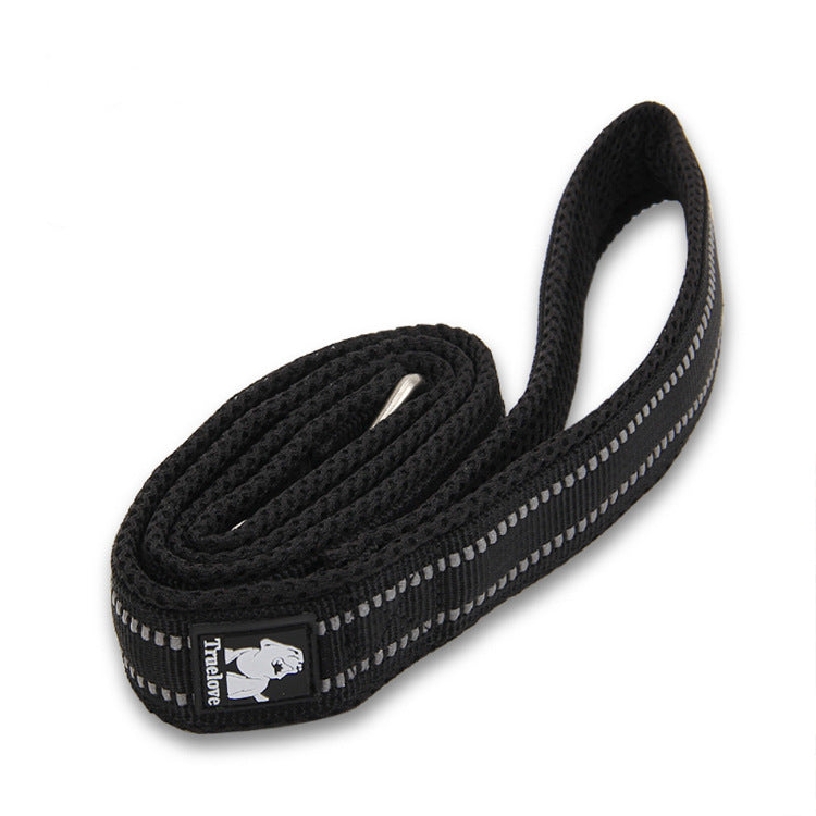 Color Fluorescent Pet Walking Leash Dog Leash Nylon Ribbon Suitable for All Kinds of Dogs