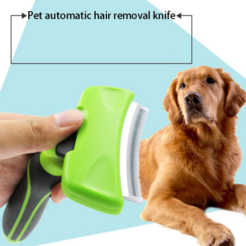 Pet Hair Remover Combs Furmine Cat Grooming Brush Deshedding Tool Comb Edge Trimming Dog Cat Rake Removal fur brush
