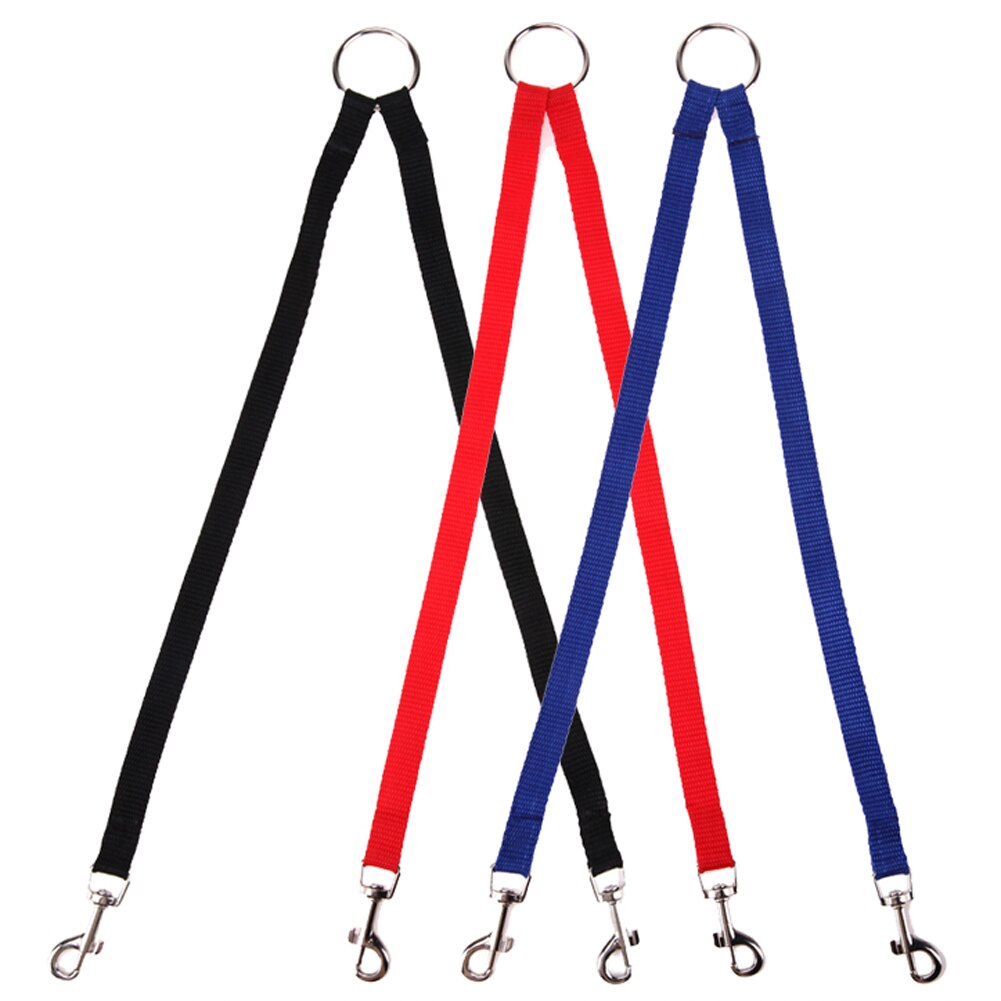 Nylon Pet Dog Coupler Leash Walking Lead Traction Rope for Two Dogs Collar Leading Puppy Leashes Dog Cats Supplies