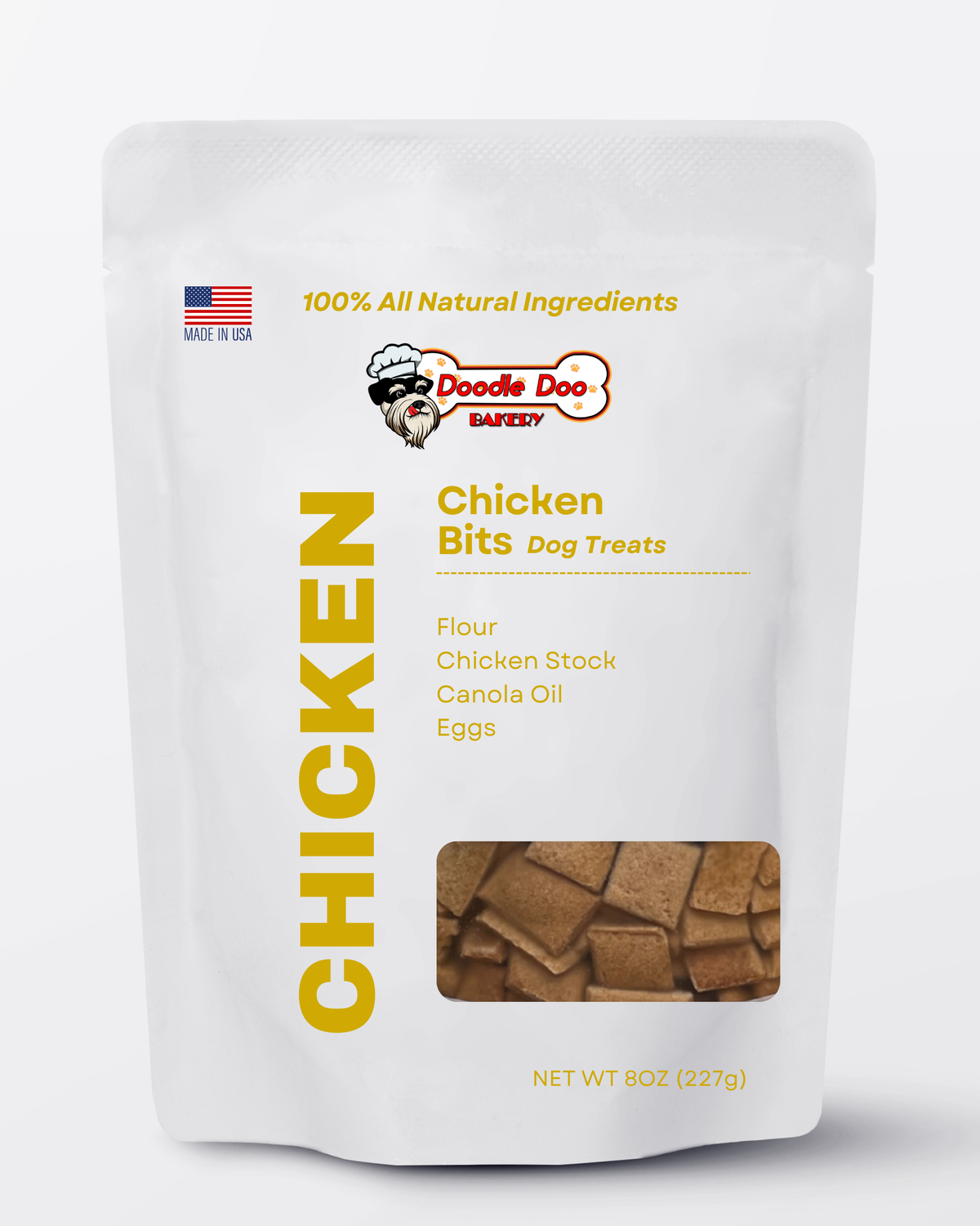 Homemade Dog Treats - 🍗 Chicken Bits Dog Biscuits 1/2lb
